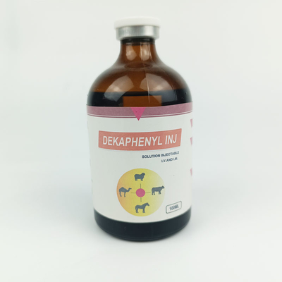 Κτηνιατρική εκχύσιμη εκχύσιμη λύση φαρμάκων Dexamethasone+Phenylbutazone 18% για το ζώο, 100ml